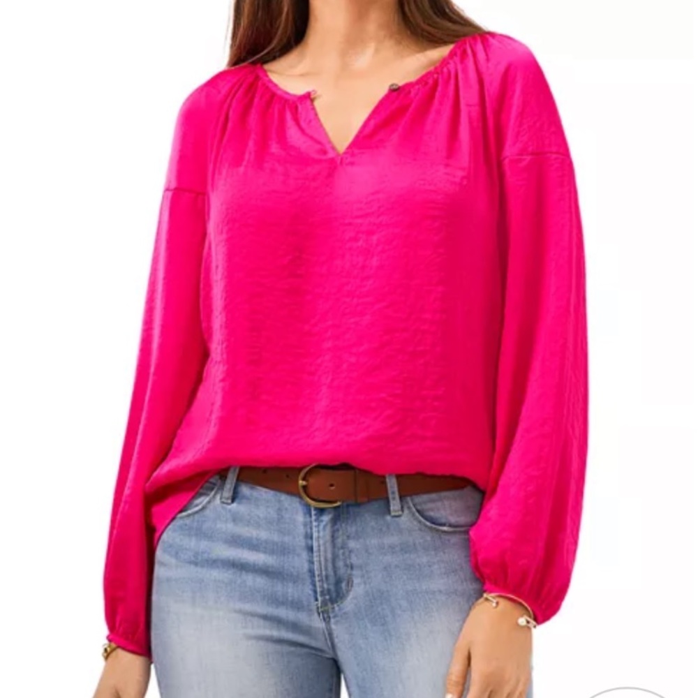 NWT Vince Camuto Satin Blouse
